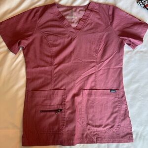 Adar Mauve scrub top